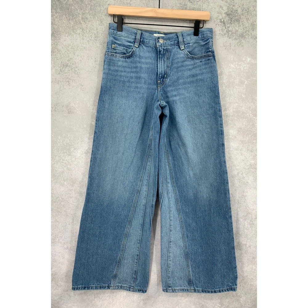 Levis Wide Leg Jeans Womens 26 Blue '94 Baggy Wide Leg Panels Denim Pants